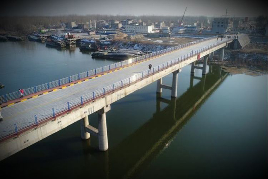 一橋飛架南北，舊貌換新顏–渦陽縣高爐大橋危橋改造紀(jì)實